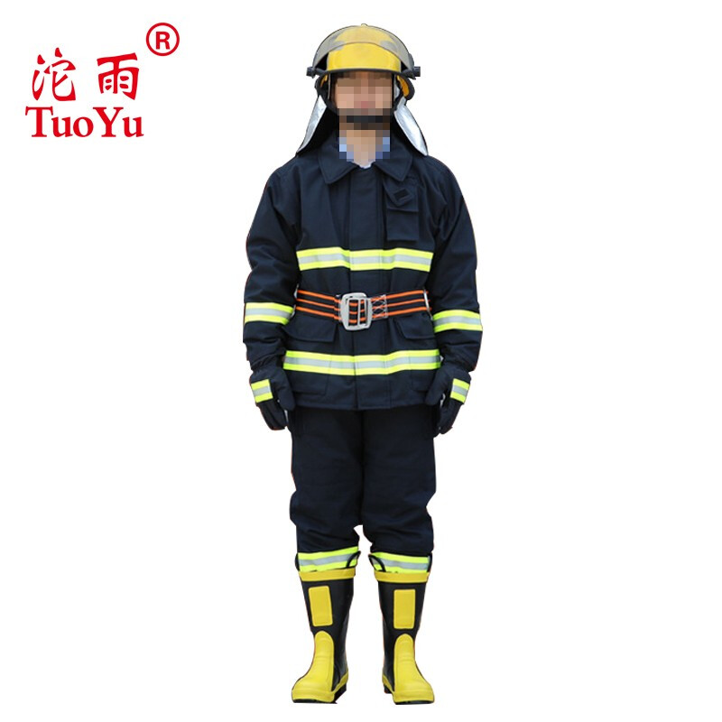 沱雨 消防服套装 17款3c消防服套装防火战斗服消防员衣服五件套3C认证(套)