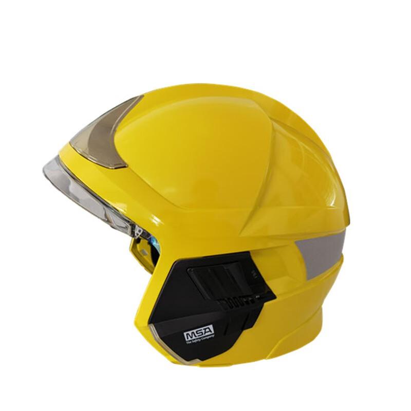 梅思安 MSA 消防头盔 F1XF 10158941 (黄色) 10顶/盒（单位：顶）