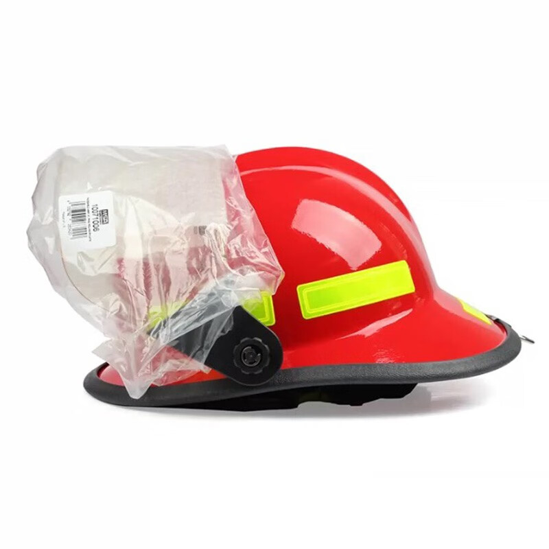 梅思安 MSA F3美式铝质披肩消防头盔 10107117 (红色) 4顶/箱 (项目型)（单位：顶）