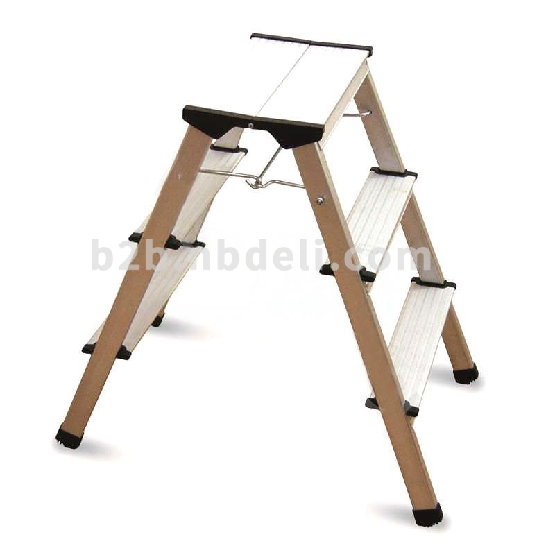 金锚 铝合金梯凳，踏板数：3，额定载荷（KG）:150，工作高度（米）:0.66，LFD66AL