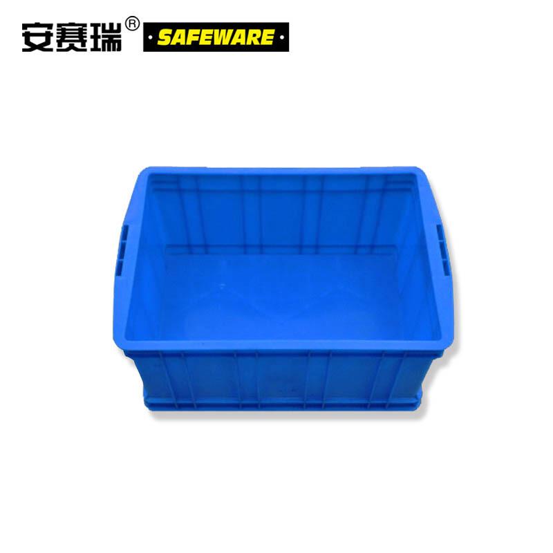 安赛瑞 10105 加厚型塑料物流周转箱（1个装）蓝色 外尺寸615×475×360mm 可堆周转箱 收纳箱（单位：个）