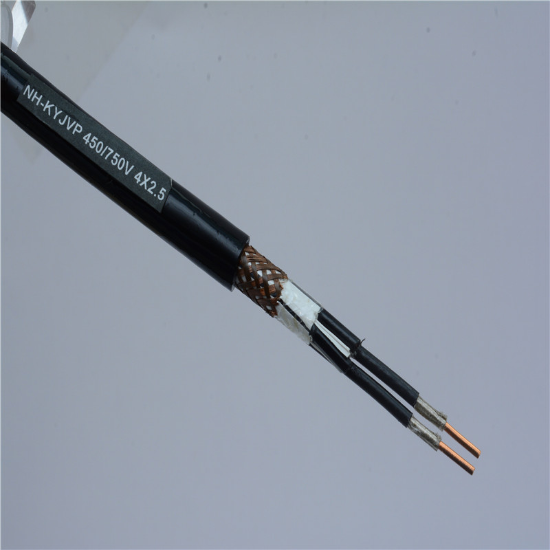 阳缆 N-KYJVP 450/750V 4*2.5交联聚乙烯绝缘聚氯乙烯护套铜丝编织屏蔽耐火控制电缆（米）