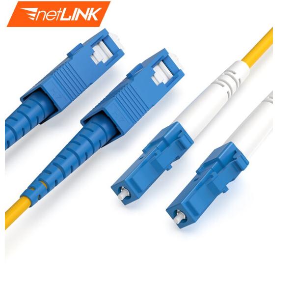 netLINK光纤跳线光纤收发器适用 HTF-SC-LC 单模双芯 3米（个）