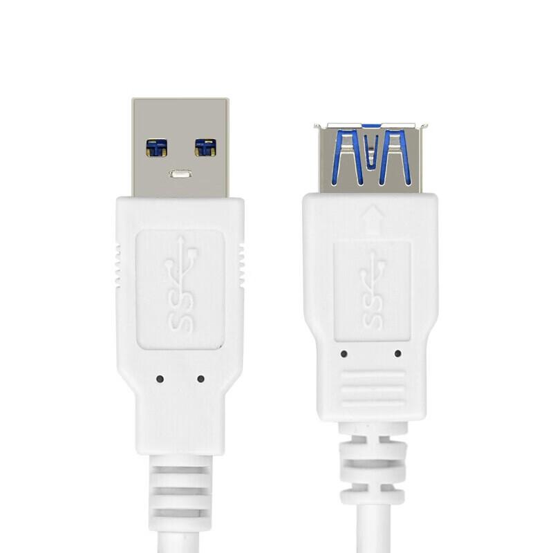 酷比客(L-CUBIC) LCCPUSB3AMAFWH-0.5M USB3.0延长线 (计价单位：个) 白色
