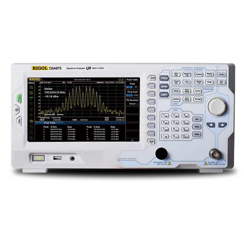 普源（RIGOL）DSA815－TG 频谱分析仪（个）