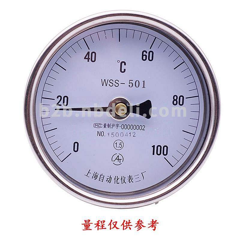 上仪WSS-501/100mm/0-100°C/M27*2/1.6级温度计(个)
