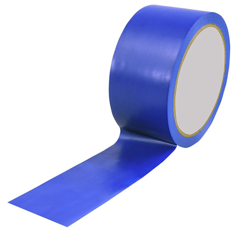 伏兴 FX943 安全警示胶带 地面划线胶纸 斑马线胶带地标警示贴彩色标识胶带 蓝色 4.8cm*18y 6卷装  （箱）