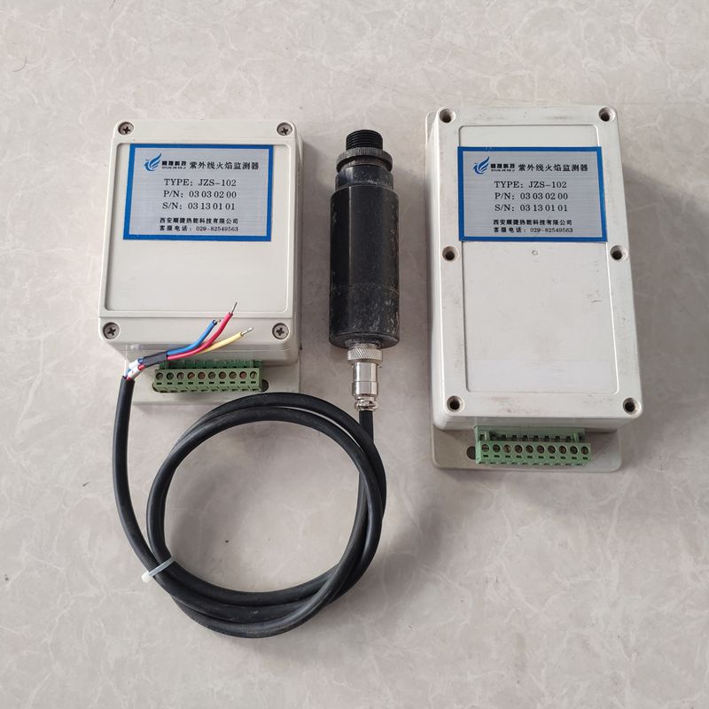 博采火焰检测器紫外式，JZS－102,电压220V，火焰燃烧时红色指示灯亮，熄火时报警指示灯灭。指示灯距检测器100米（四川专供）(台)