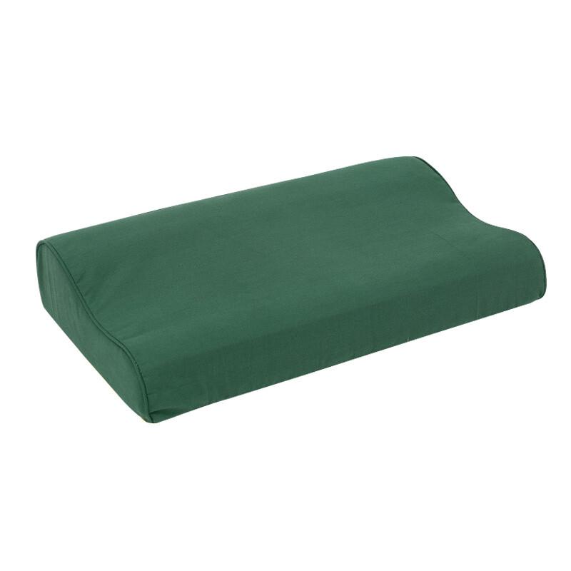 丛林狐 枕头单人学生枕头套枕头橄榄绿枕套    武 枕芯（硬质棉）+枕套(个）