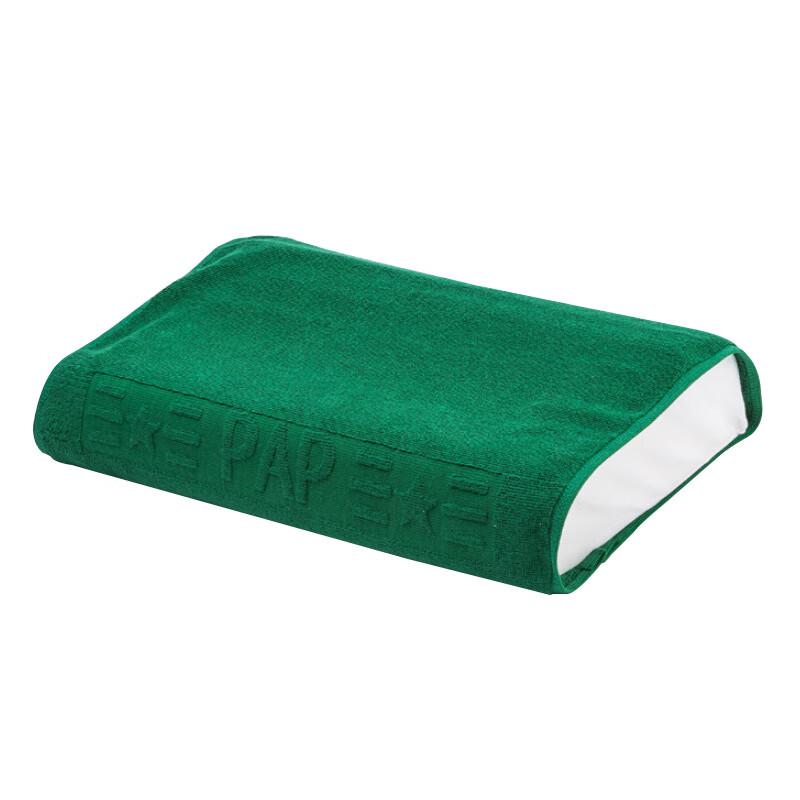 丛林狐 枕头单人学生枕头套枕头橄榄绿枕套   枕巾一个(个）