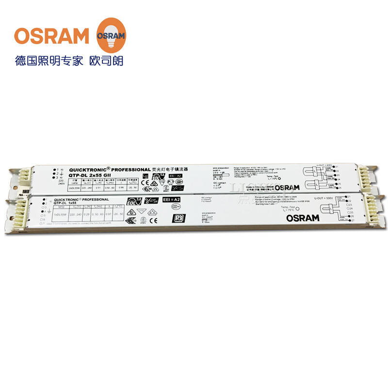 欧司朗（OSRAM）QTP－OPTIMAL 2*54－58W电子镇流器（个）