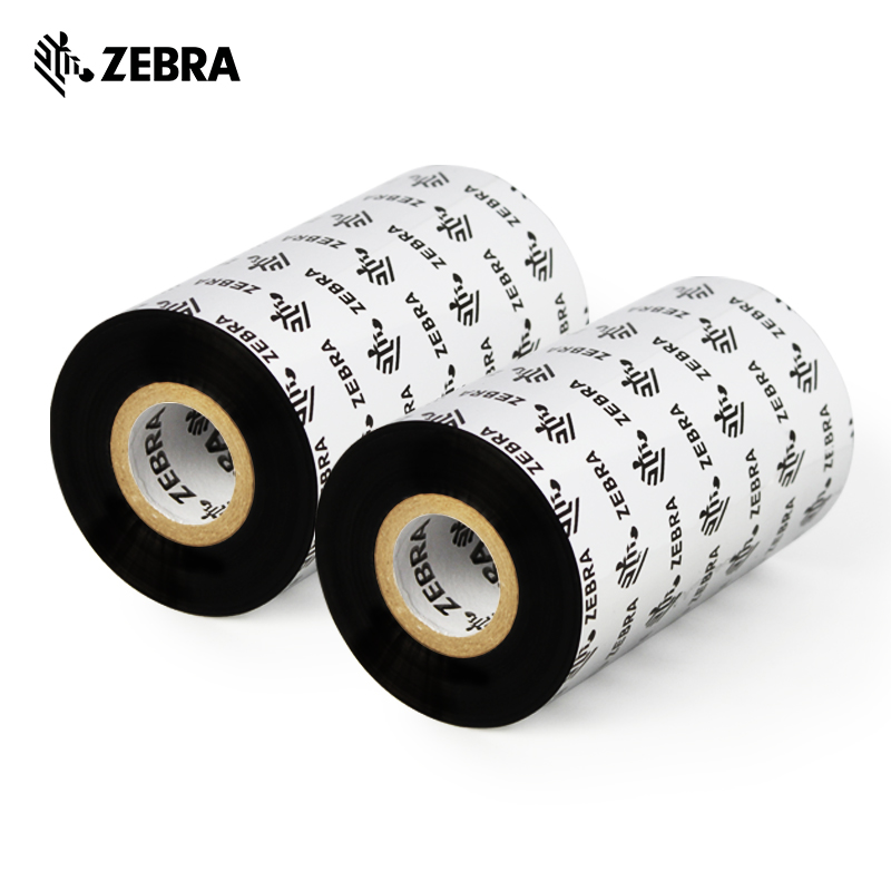 斑马ZEBRA 树脂基碳带条码标签打印机专用色带 110*70M（卷）