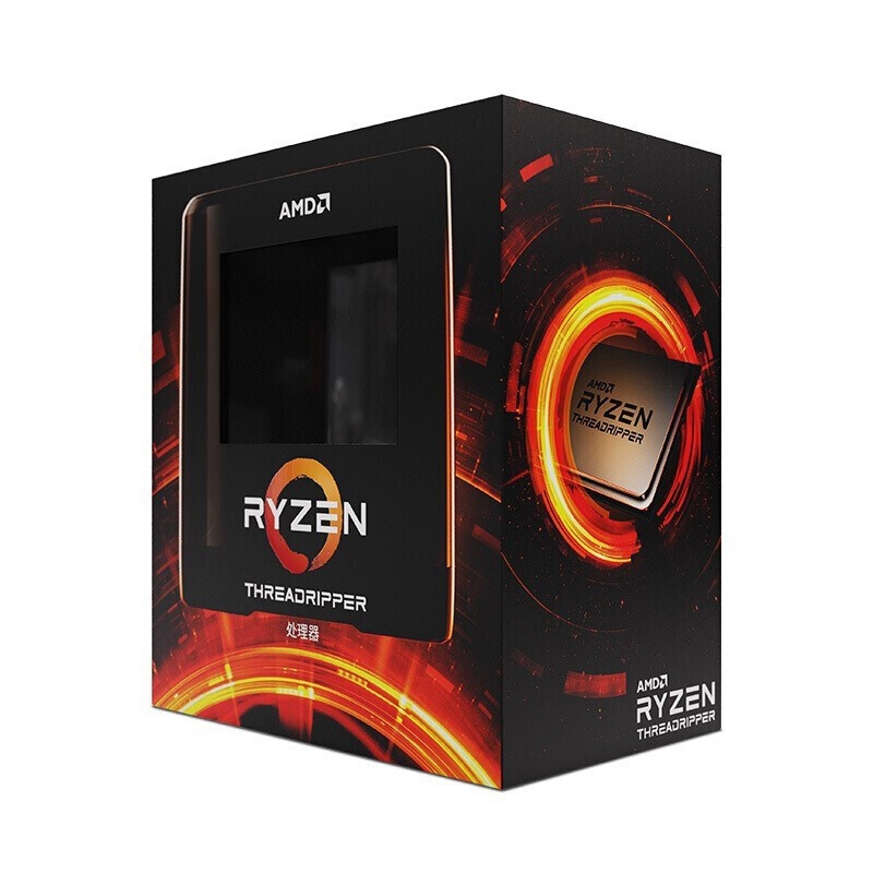 AMD锐龙撕裂者 3990X 64核128线程盒装CPU（盒）