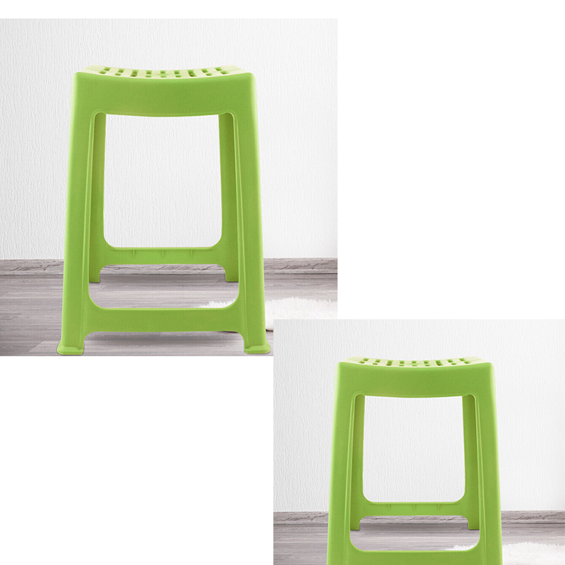 茶花塑料凳子高方凳子绿色（单位：只）