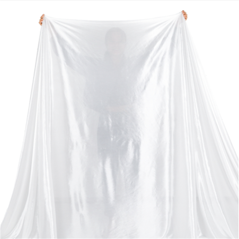 宝媚白色绸布 合成纤维1.5m宽 按需求长度切割（单位：米）[仅供四川]