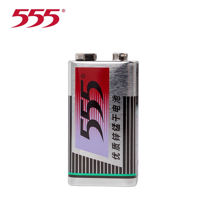 555电池9V九伏碳性电池干电池1粒（个）
