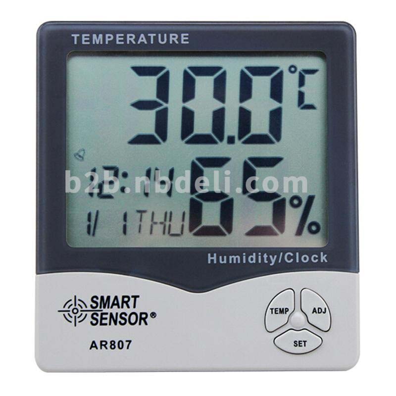 希玛/SMART SENSOR 数字式温湿度计AR807，-40~70，20~90%RH