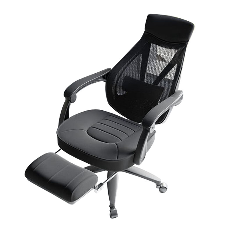 黑白调（Hbada）P531办公椅黑白调人体工学椅升降椅曜石黑124cm（个）