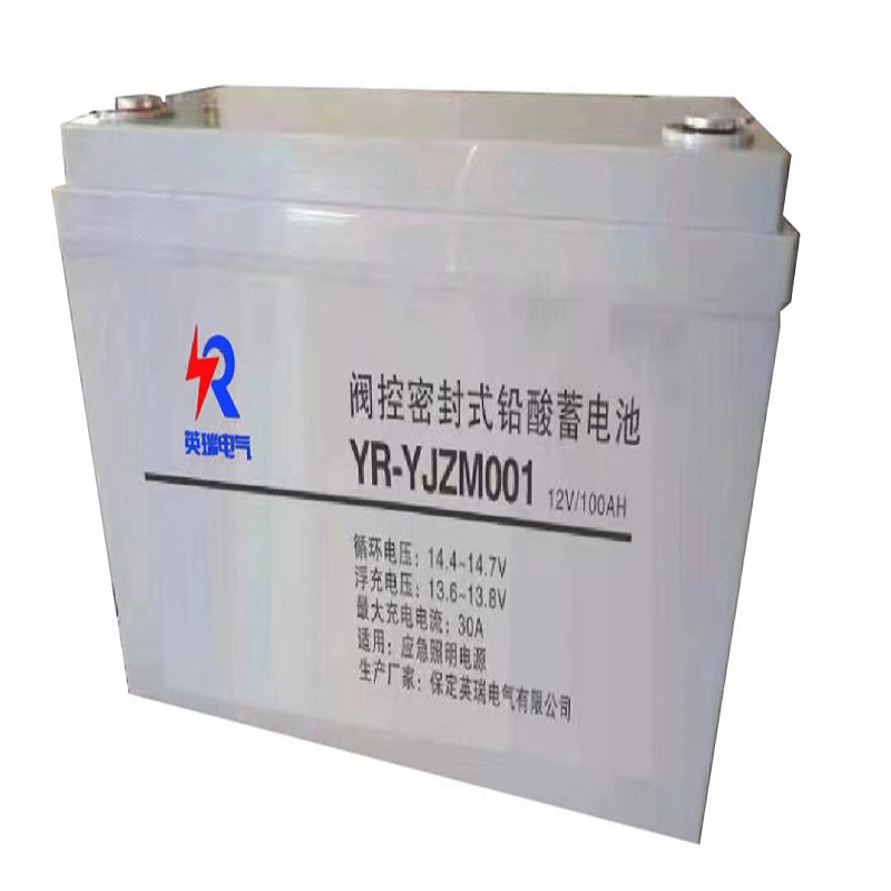 英瑞YR-YJZM001-12V-100Ah阀控密封式铅酸蓄电池（只）四川专供