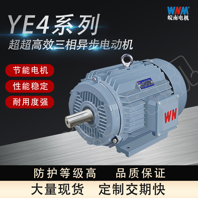 皖南电机 WNM 低压交流电机 YE4－280S－4  75KW  B5（台）