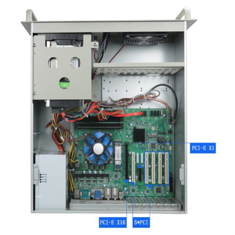 研华原装整机 IPC－610L－WYJ(250)/AIMB－701VG/I5－2400/4G/1T/DVD/键鼠/含22寸显示器（套）