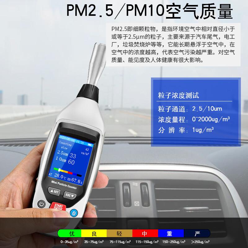 华盛昌DT-96B粉尘检测仪 PM2.5/PM10双通道测量(台)
