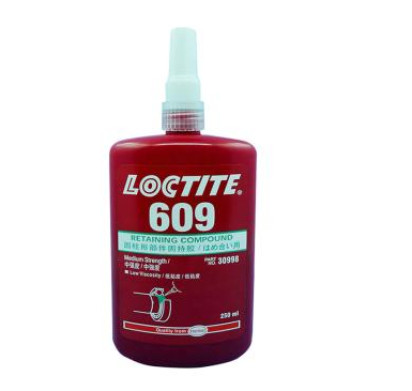 乐泰 圆柱 固持胶，Loctite 609 低粘度 快固型，250ml（单位：支）