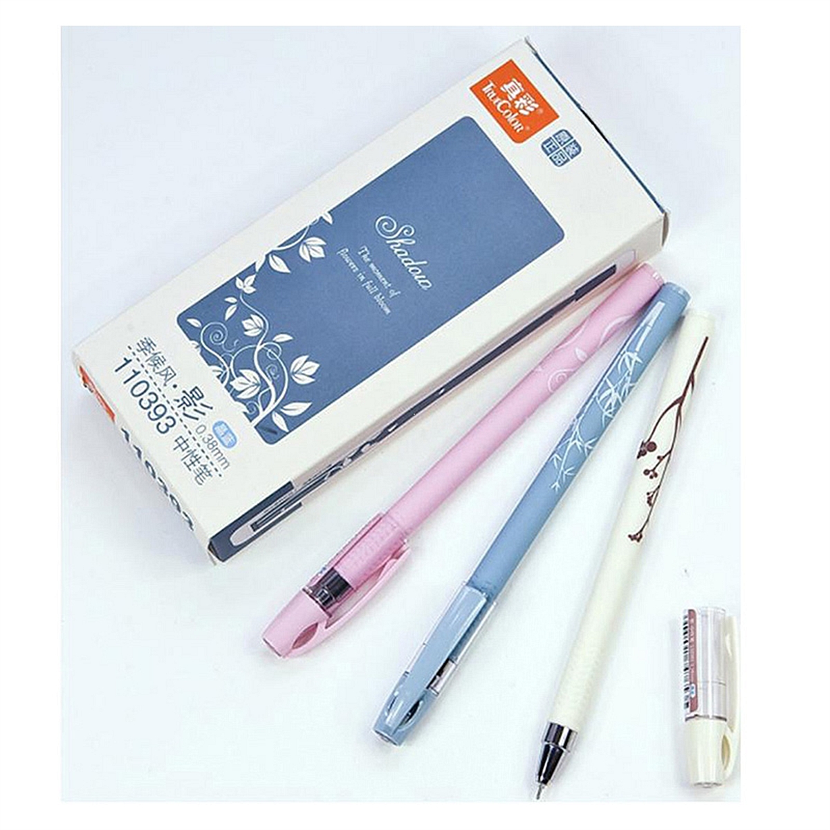 真彩110395季候风.影系列中性笔 水笔蓝色12支/盒(盒)