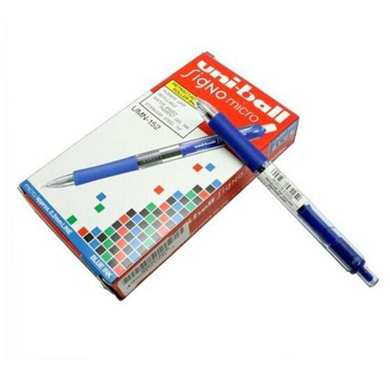 三菱umn-152 中性笔 0.5mm12支/盒 (单位:盒) 蓝芯