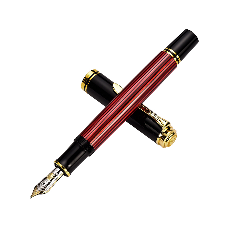 百利金 帝王m600墨水笔黑红 (单位:支)