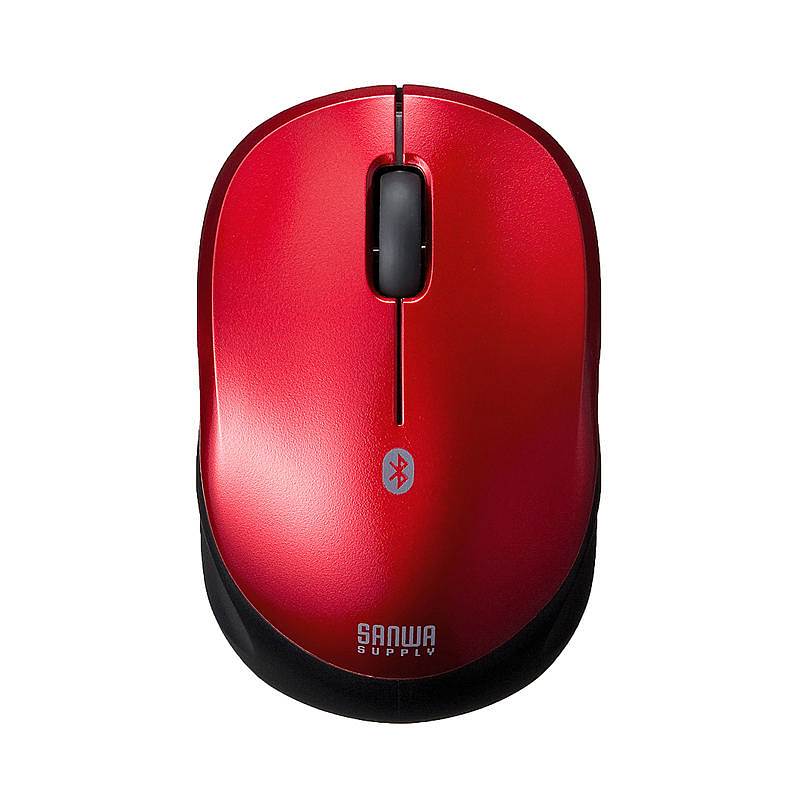 山业400-ma074r 蓝牙4.0充电无线鼠标 红色 (单位:个)