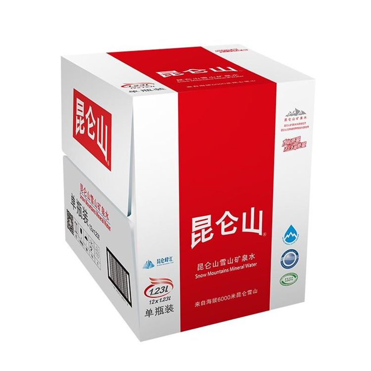 伊利伊刻活泉火山低温活泉矿泉水5l*4