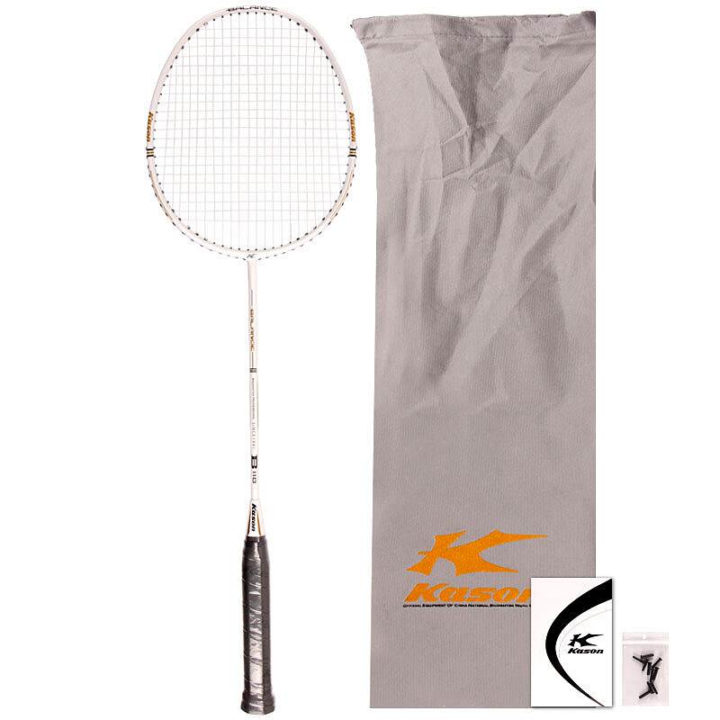 凯胜b110全碳素羽毛球拍白色 (单位:支)