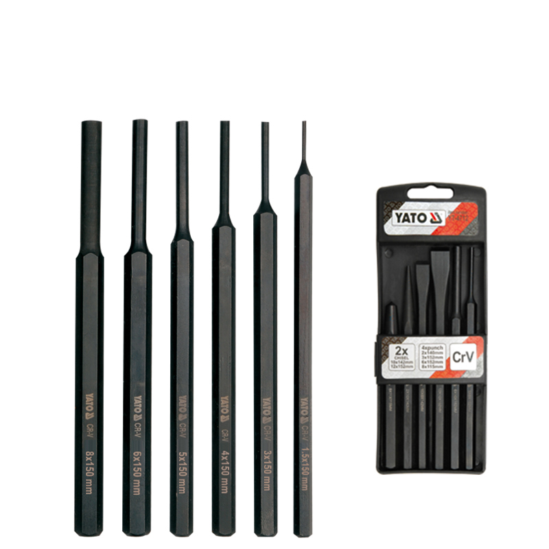 易尔拓 yt-47121销式冲子组套6件套 (单位:套)|五金工具|工具/搬运