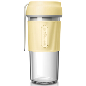 小熊 LLJ-P03G5 小型便携电动多功能全自动充电榨汁杯 （个） 黄